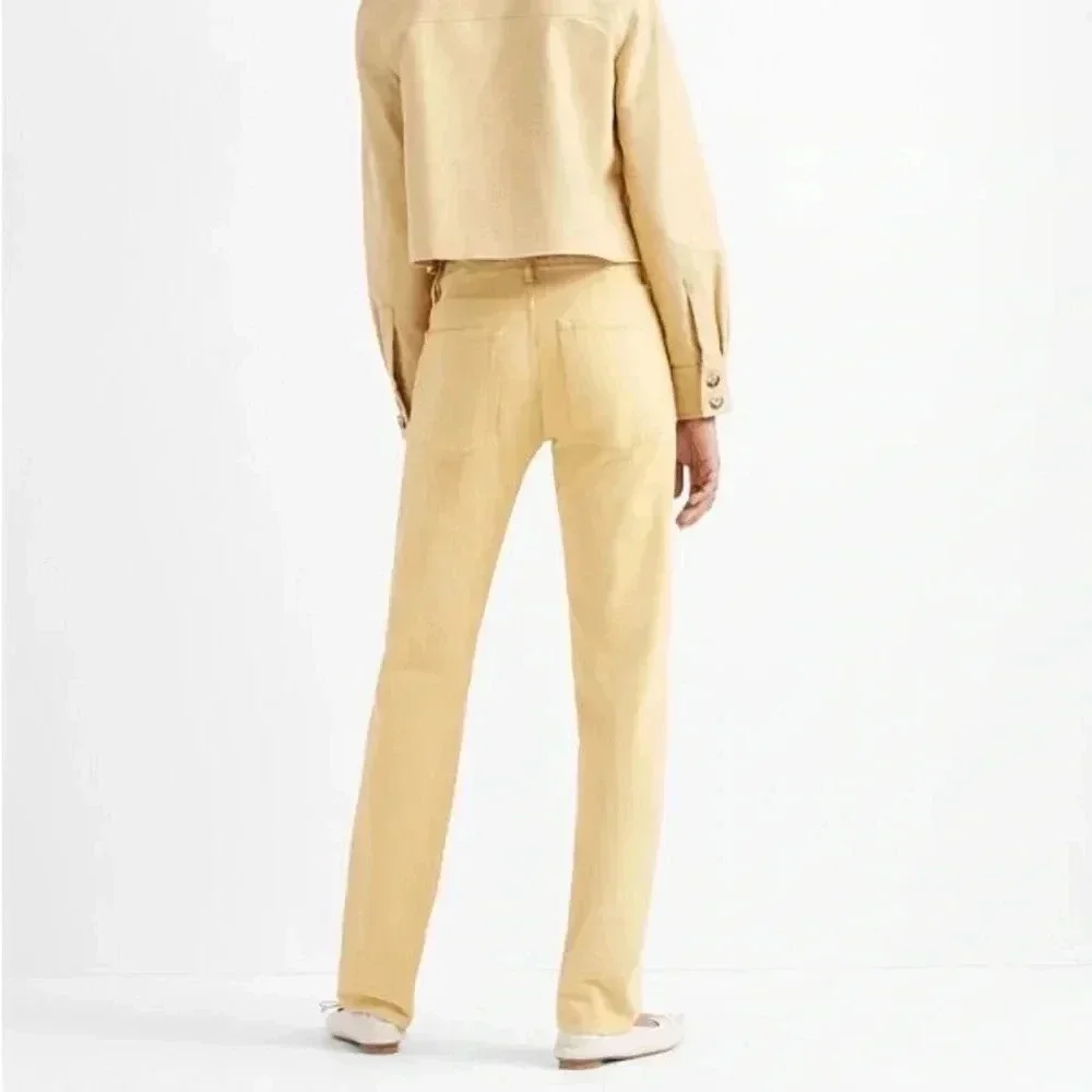 Club Monaco 28” Relaxed Slim Yellow Jeans